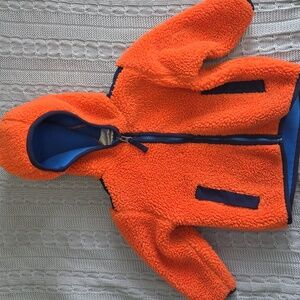 EUC Hanna Andersson Thick Fleece Hoodie Jacket 18-24 Months